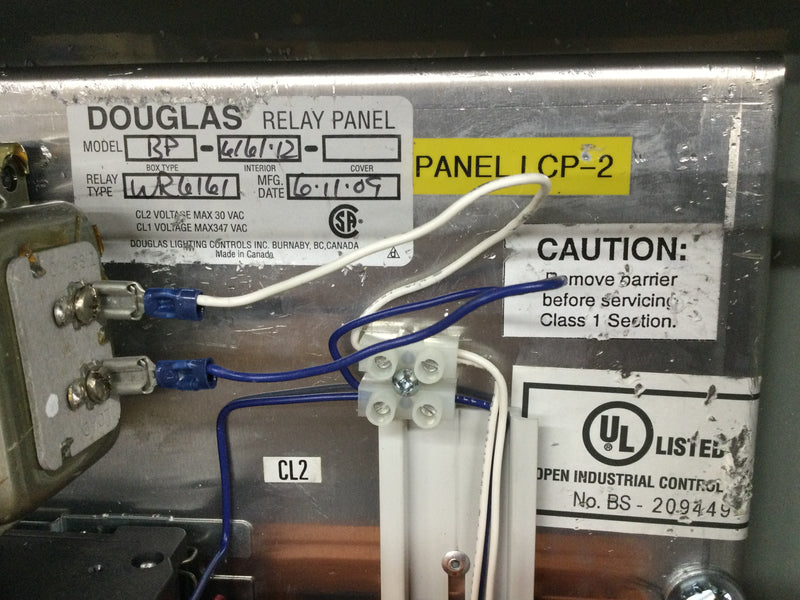 Douglas Lighting Controls PWE1-C12M-S3 Lighting Control Panel 120/277V Max 14kA -New no Box