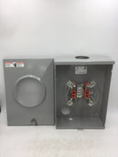 Milbank UAP7040-XL-TG-HSP 200A 600VAC Meter Socket Nema3R Aluminum Body