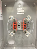 Milbank UAP7040-XL-TG-HSP 200A 600VAC Meter Socket Nema3R Aluminum Body