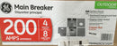 GE TSMR420CSCUGPP 200 Amp 4-Space 8-Circuit Combination Main Breaker Meter Socket Outdoor Load Center