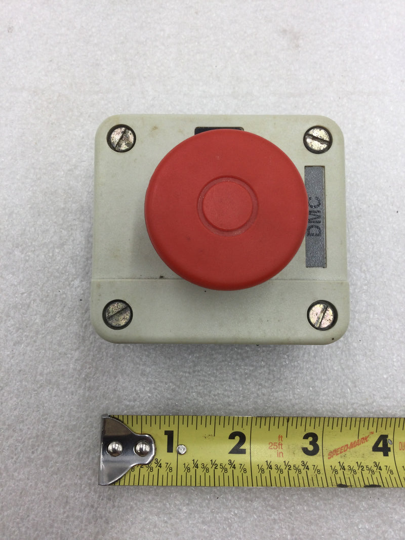 Shamrock Controls DMC/RC1P Control Station with BT42 Stop Button 10 Amp 500 VAC Max