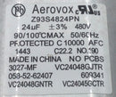 Aerovox Z93S4824PN 24uf+/-3% 50/60Hz 480V Capacitor