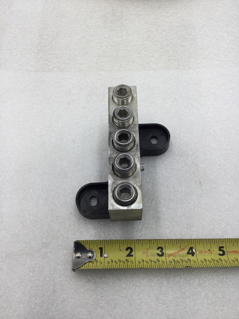 Hoffman 5 Position Grounding Lug w/Mounting Bracket for