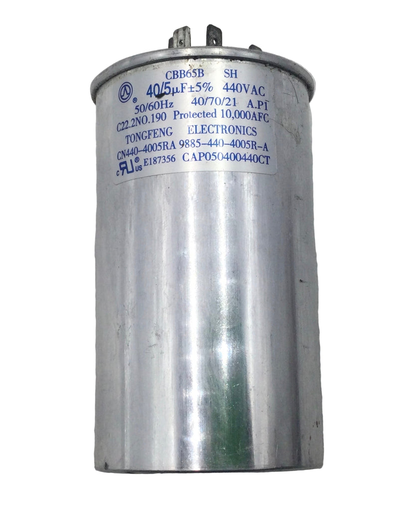 Tongfeng CN440-4005RA 40/5uf+/-5% 440v 50/60hz CBB65B Capacitor