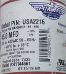 Amrad USA2216 45.0MFD +10%/-5% 370/440V 50/60Hz Capacitor w/ CPT
