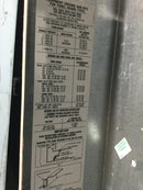 Square D NQOD442L225CU 225 Amp 240 Volt 3 Ph/4 Wire Type NQOD Panelboard w/ Q2L3200 Breaker 50" x 20"