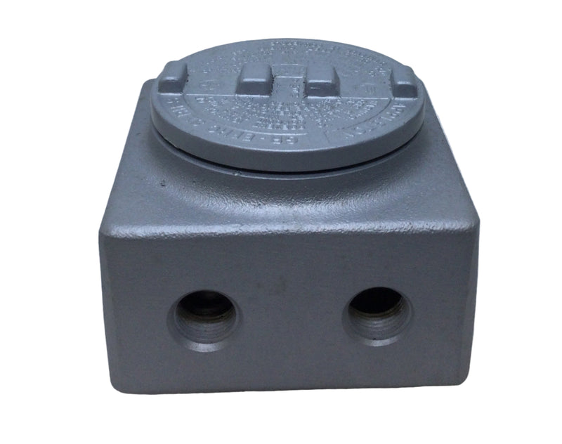 Appleton Electric GRSS50 1/2" Aluminum 7-Hub Explosion Proof Junction Box