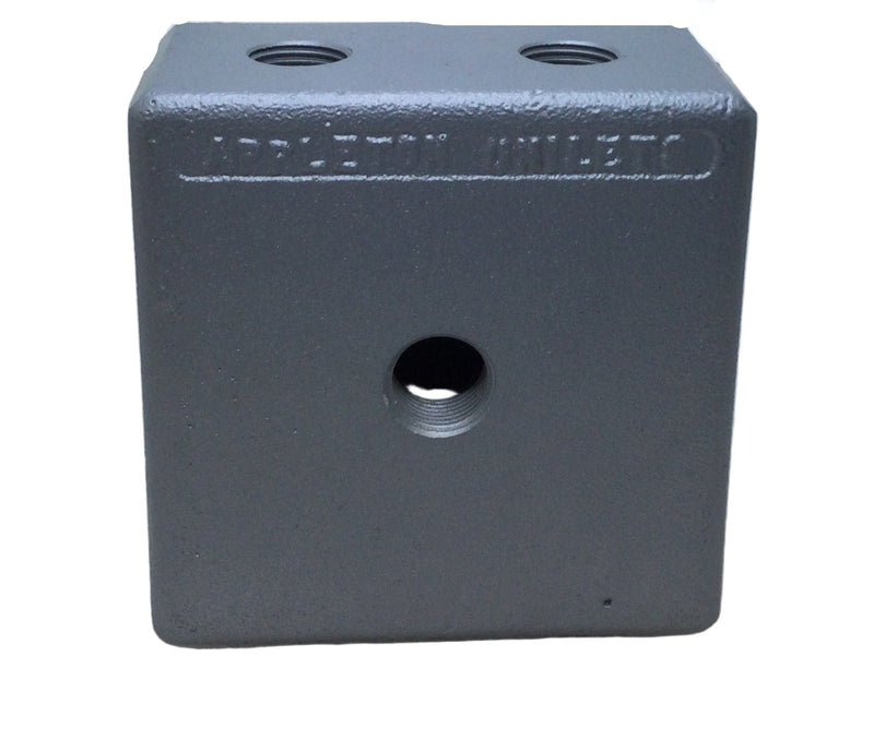 Appleton Electric GRSS50 1/2" Aluminum 7-Hub Explosion Proof Junction Box