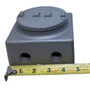 Appleton Electric GRSS50 1/2" Aluminum 7-Hub Explosion Proof Junction Box