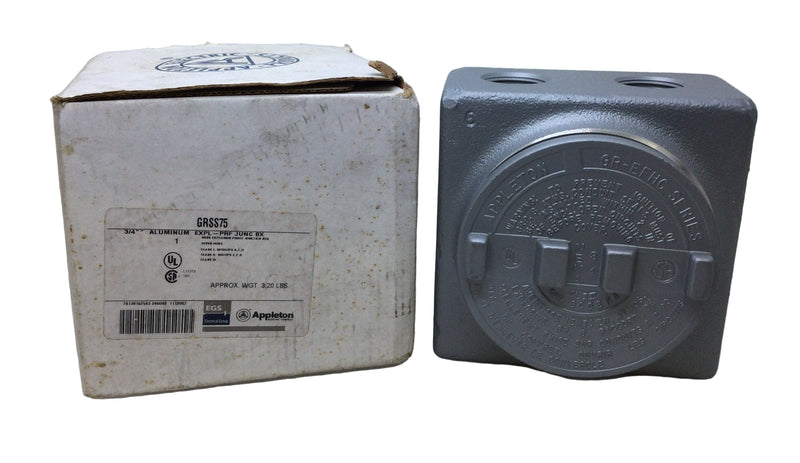 Appleton Electric GRSS75 3/4" Explosion Proof 7-Hub Junction Box