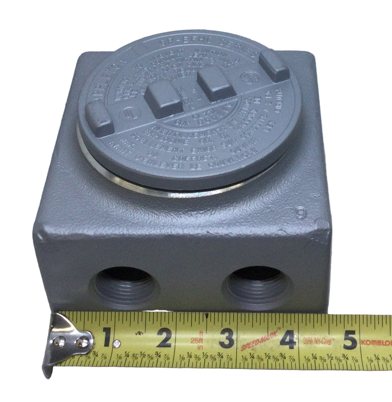 Appleton Electric GRSS75 3/4" Explosion Proof 7-Hub Junction Box