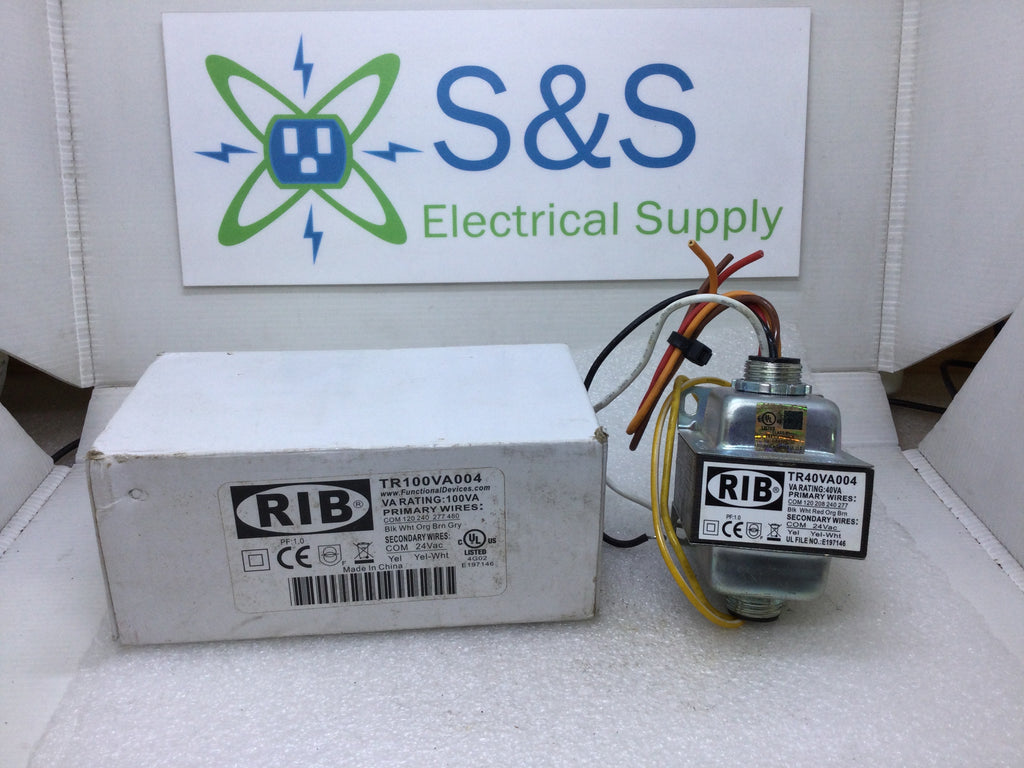 Electrical Rib RIB TR100VA004 Transformer 120/240/277/480V 50/60Hz
