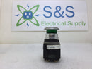 Allen-Bradley 800T-FXP26XD4 Series N 240 VAC Heavy Duty Mushroom Green Lamp Push Pull Start/Stop Button