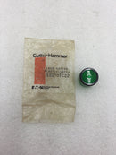 Cutler-Hammer 10250TC22 Series A4 Green Plastic Button Lens