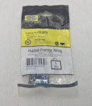 Hubbell HXJ6BK Cat 6 Universal Wiring XCELERATOR Jack Module