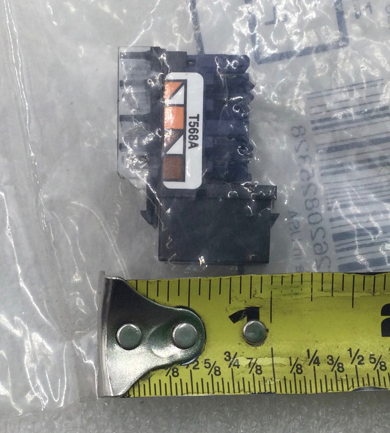 Hubbell HXJ6BK Cat 6 Universal Wiring XCELERATOR Jack Module