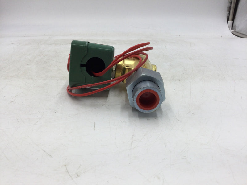 ASCO Red-Hat 8266D069L Direct Acting Fuel Oil Valve 1/2" 110-120V 50/60Hz