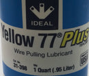 Ideal 31-398 Yellow 77 Plus Wire Pulling Lubricant 1 Quart (.95L) Squeeze Bottle