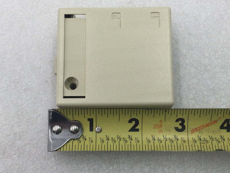 Leviton 41089-2IP 2-Port 1 Blank QuickPort Insert Surface Mount Housing Ivory