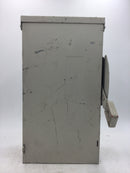 GE General Electric THN3362R 60 Amp 600V/250VDC 3 Pole Non Fused Nema 3R Safety Switch