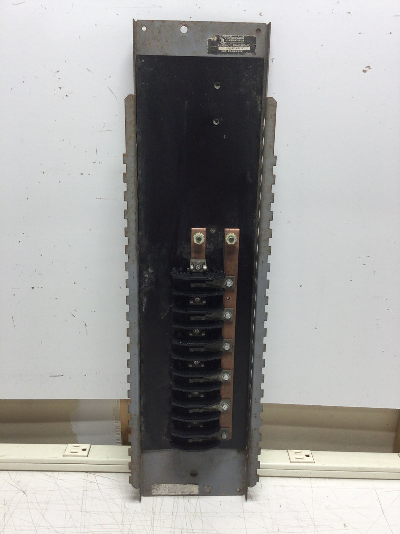 Eaton/Cutler Hammer 200 Amp 12 Space/24 Circuit Load Center Copper Buss Guts Only 6" X 21.5"