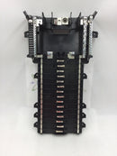 Square D QO130M150PC 30 Space 150 Amp 120/240 VAC Load Center Guts Only 9" X 17"