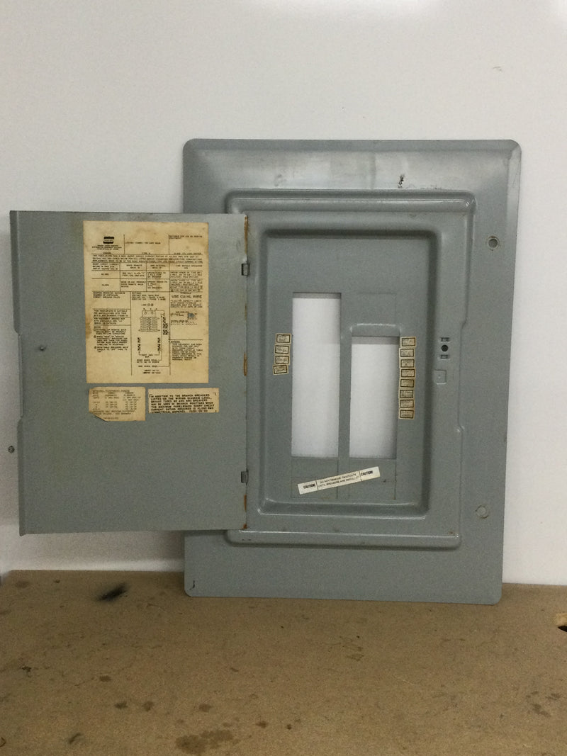 Crouse Hinds LC212EC Combo 12/24 Space 150 Amp Main 200 Amp Max 120/240v 1 Phase 3 Wire Type G Panel Cover 22" x 15.5"