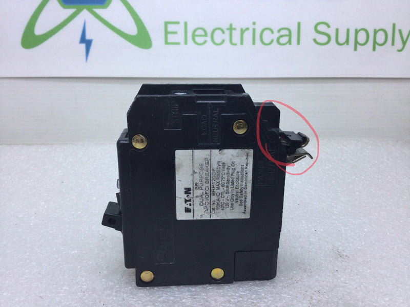 Eaton BRP120DF 20A 1P AFCI/GFCI Dual Function Plug on Neutral Circuit Breaker