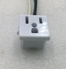 Leviton E95866 15 Amp 125V 3 Prong Snap-In Receptacle Outlet