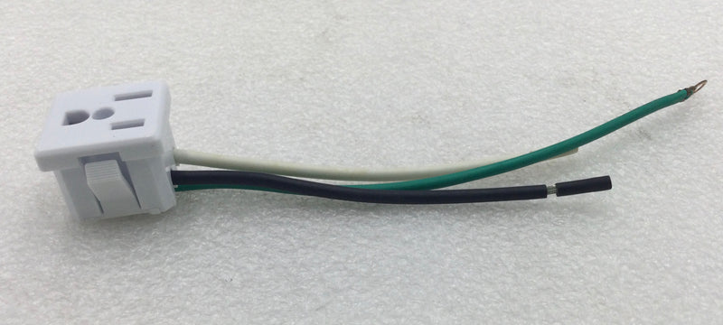 Leviton E95866 15 Amp 125V 3 Prong Snap-In Receptacle Outlet