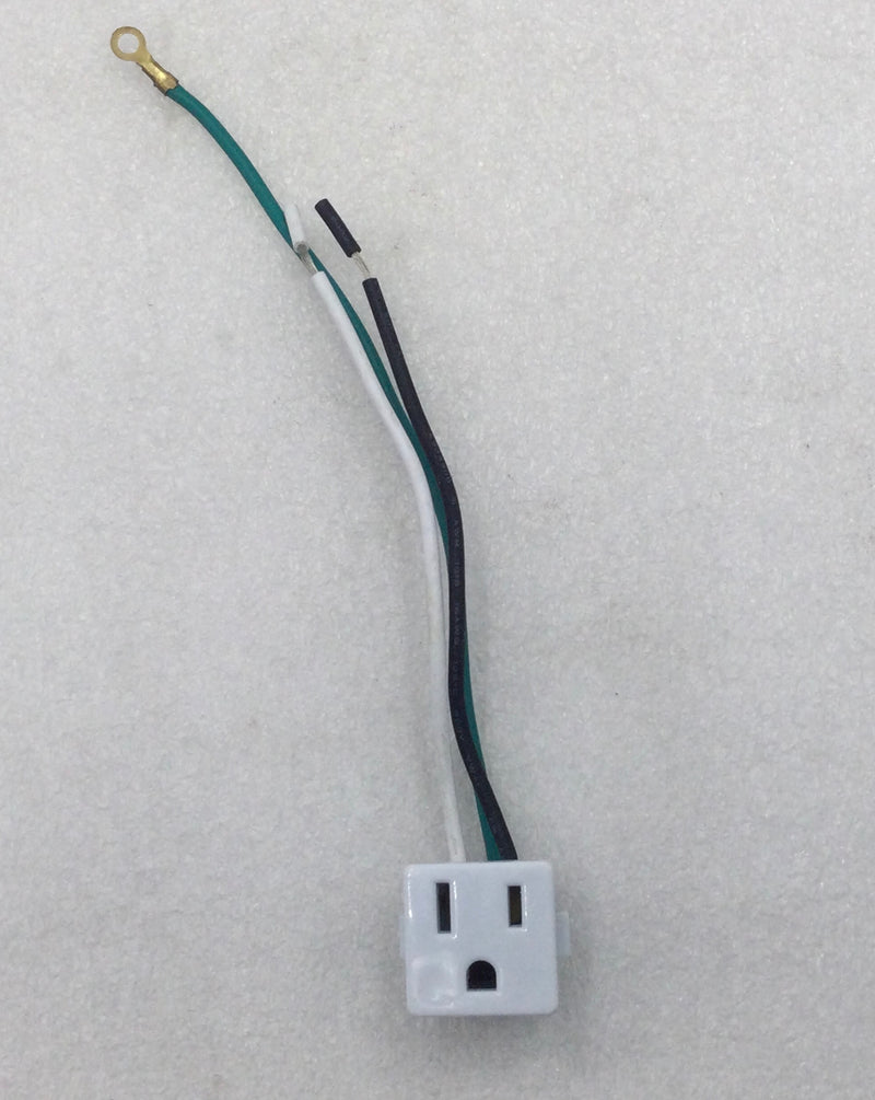 Leviton E95866 15 Amp 125V 3 Prong Snap-In Receptacle Outlet