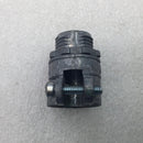 Bridgeport 407-DC2 1/2" Long Thread Flex Squeeze Connector