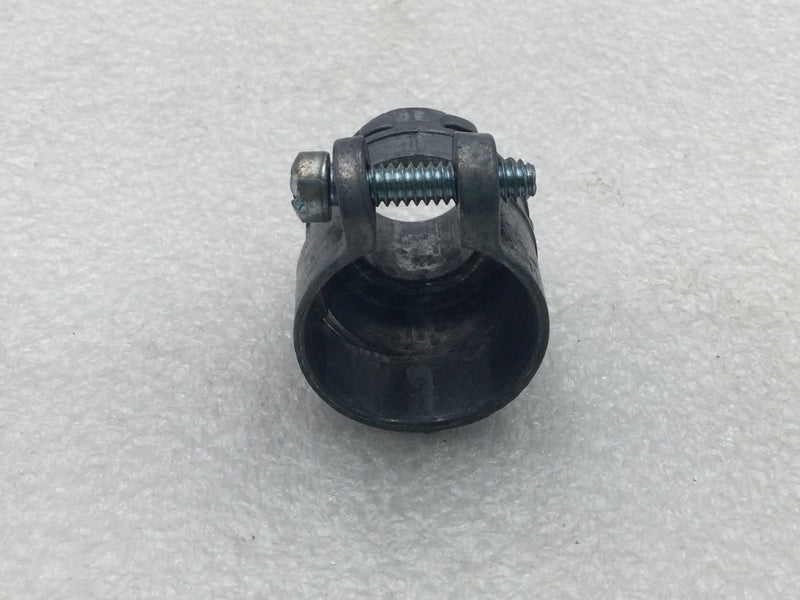 Bridgeport 407-DC2 1/2" Long Thread Flex Squeeze Connector