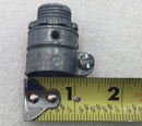 Bridgeport 407-DC2 1/2" Long Thread Flex Squeeze Connector