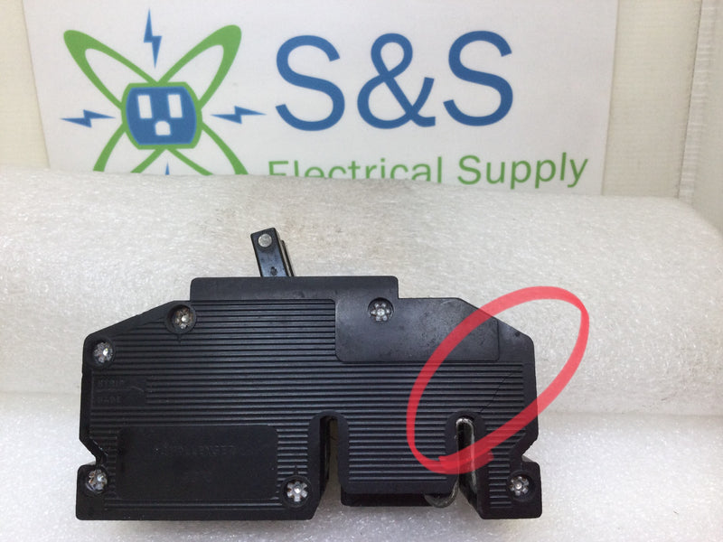 Zinsco/GTE Sylvania/Challenger Q2100 100 Amp 2 Pole 120/240V Breaker -Flawed