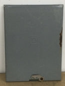 Square D QO816L100 100A 120/240V Type 3R  QO Load Center Cover/Enclosure 12 3/8" x 9 1/8"