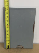 Square D QO816L100 100A 120/240V Type 3R  QO Load Center Cover/Enclosure 12 3/8" x 9 1/8"