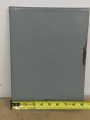 Square D QO816L100 100A 120/240V Type 3R  QO Load Center Cover/Enclosure 12 3/8" x 9 1/8"