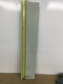 Cutler Hammer CGBT12M150S 150 Amp Meter Breaker Hinged Panel Surface Door Cover Only 33" x 6 1/2"