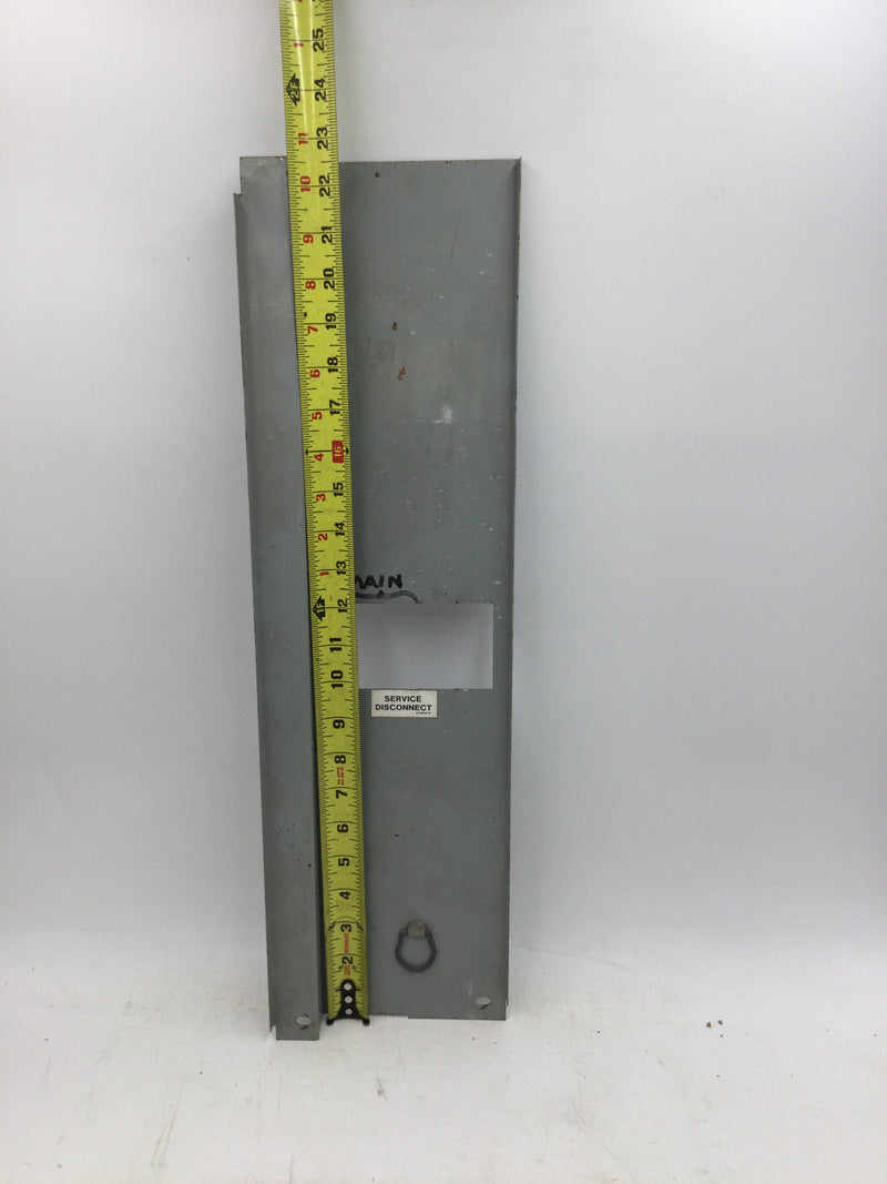 Dead Front with Main 22 3/4" x 6 1/2"