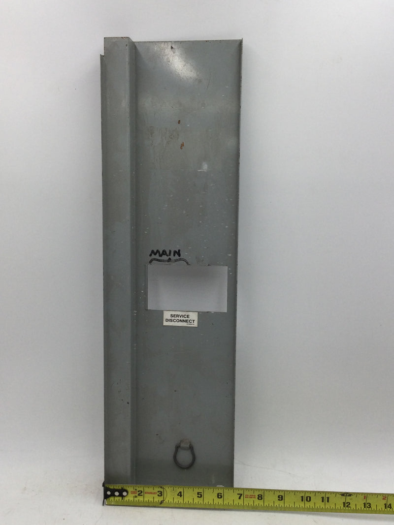 Dead Front with Main 22 3/4" x 6 1/2"