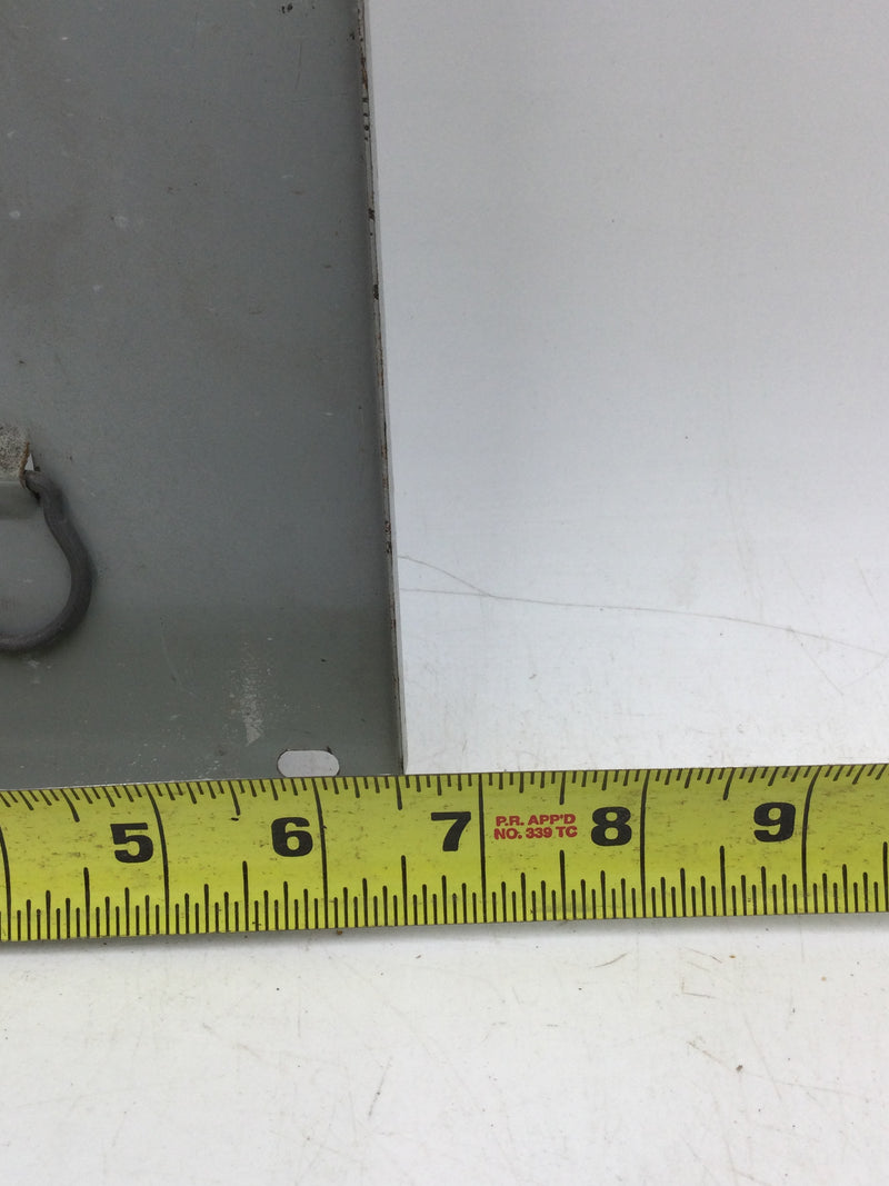 Dead Front with Main 22 3/4" x 6 1/2"