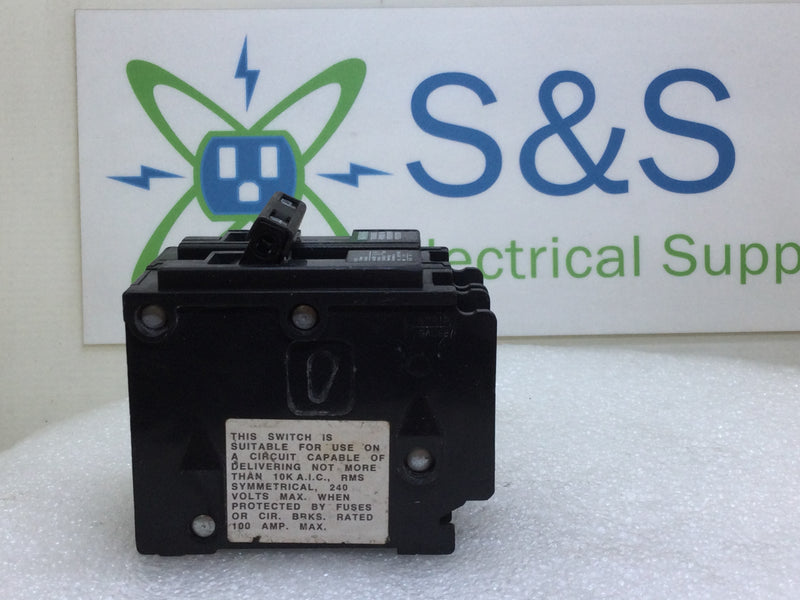 ITE Q2100S 100 Amp 2 Pole 120/240V Molded Case Switch