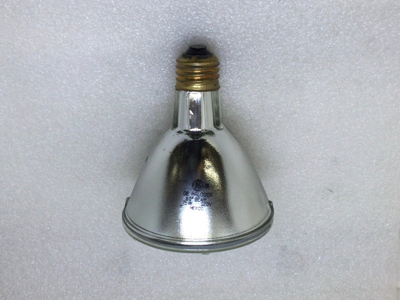 GE Halogen Bulb 120V 75W 60° Beam
