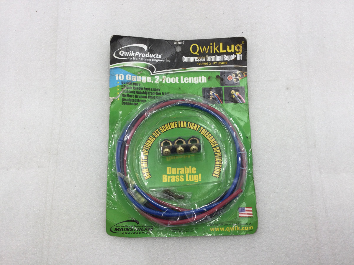 Kit Riparazione Terminale Compressore Supco EC10 Easy Connect &ndash; Fili 10 AWG, Fai Da Te