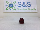 Red Plastic Pilot Light Lens 1" in Diameter