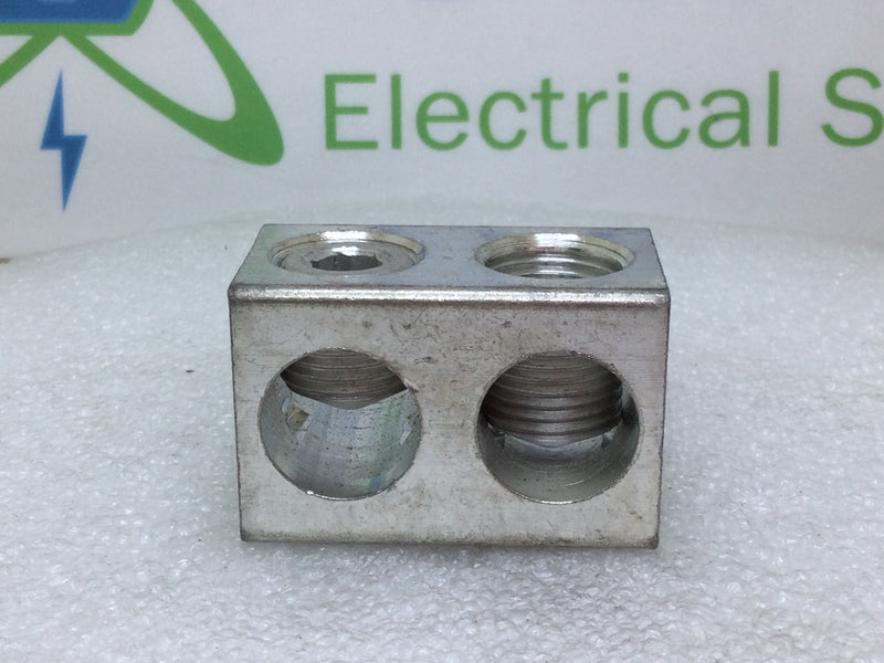 BKB ADR35-21 350 Kcmil 2 Conductor 1 Hole 1/2" Stud Aluminum Mechanical Lug