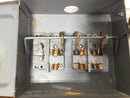 Cutler-Hammer 4143H441 30 Amp 3 Phase 240V Type D Fusible Safety Switch 11" X 9"