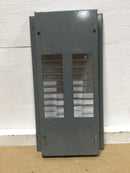 Square D NQOB-58334-1A 20 Space Load Center Dead Front Cover Only 9" X 17"