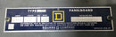 Square D NQOB-58334-1A 20 Space Load Center Dead Front Cover Only 9" X 17"